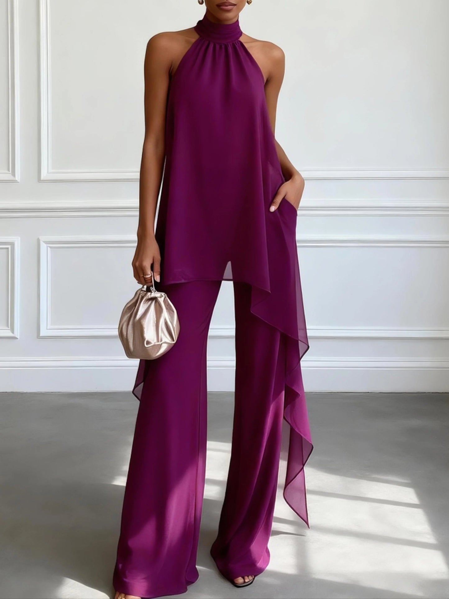 Violeta | Conjunto Elegante con Pantalones