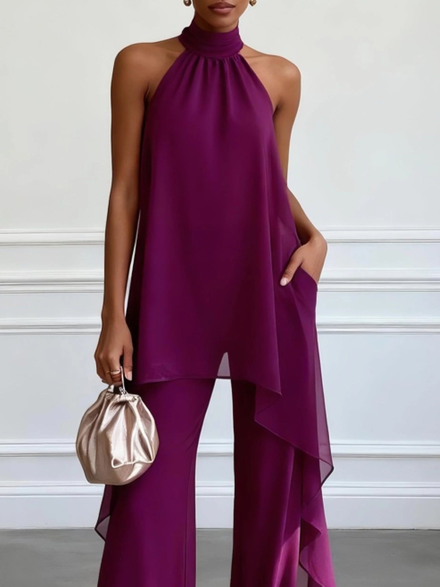 Violeta | Conjunto Elegante con Pantalones